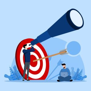 teamwork-concept-flat-design-for-building-organizational-success-by-setting-proper-marketing-targets-business-man-using-laptop-and-binoculars-flat-illustration-vector-300x300